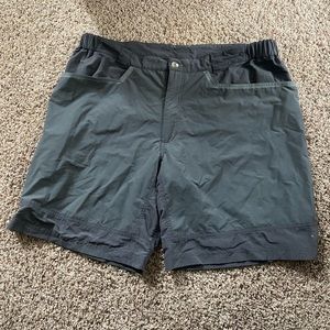 Patagonia flyfishing shorts.